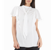 Frill Detail with Neck Tie Blouse