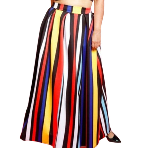 Curvy Crayons Maxi Skirt