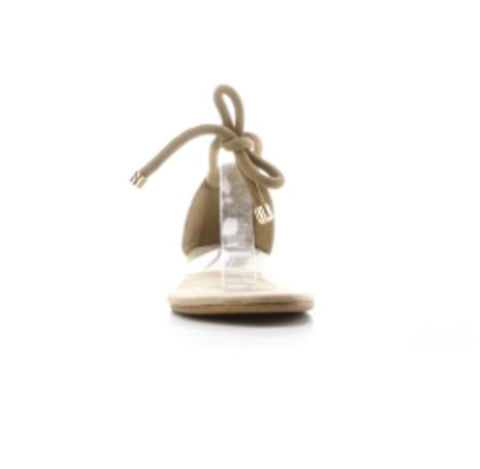 Natural Beauty Clear Wrap Sandal