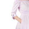 Pink Tie Off Shoulder Dress